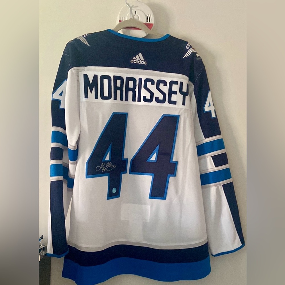 SIGNED Winnipeg Jets Jersey of Alt Captain Josh Morrissey #44